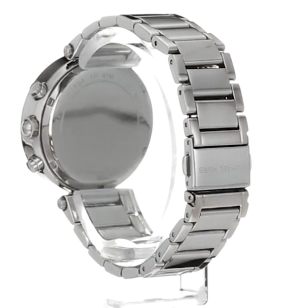 NWT Michael Kors Women's Parker Silver-Tone Watch - Picture 5 of 13